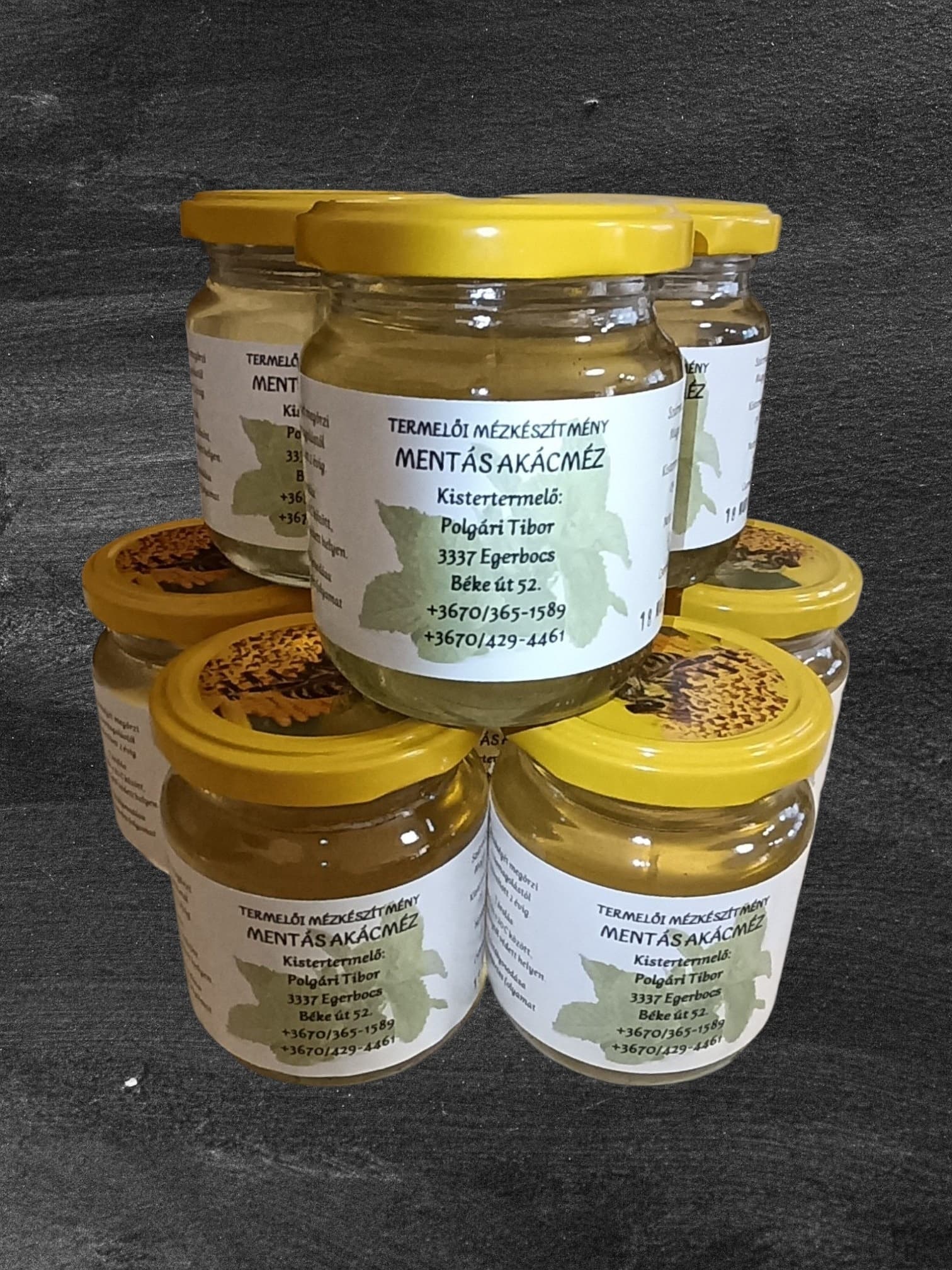 Mentás akácméz 