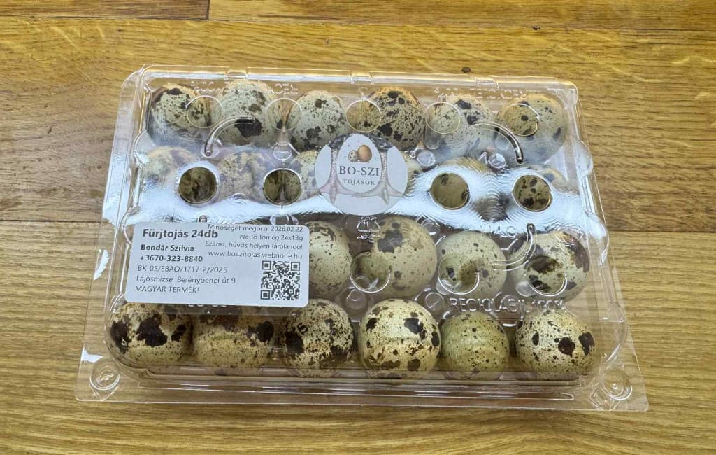 Fürjtojás 24 db