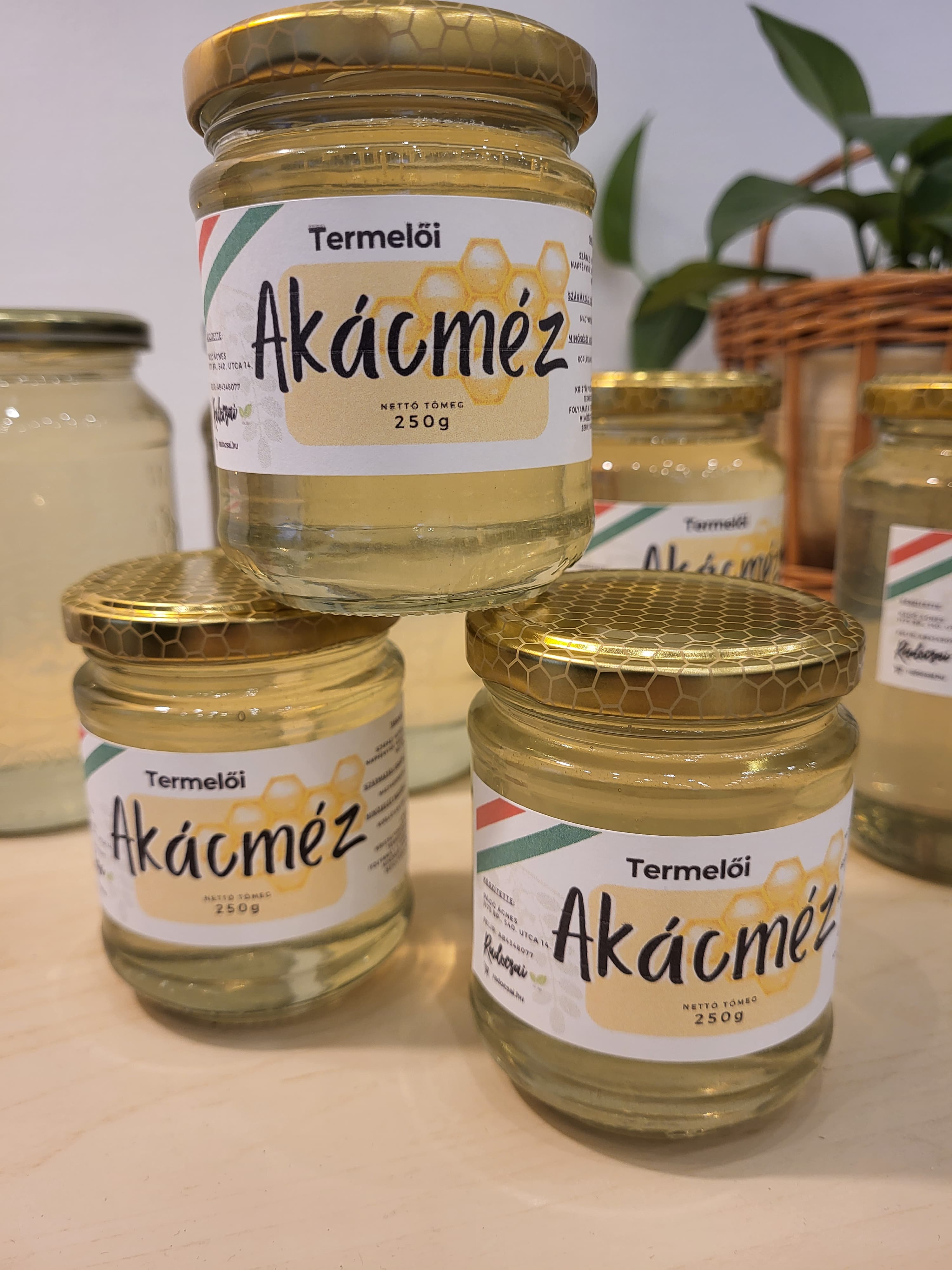Termelői akácméz – 250 g - 1