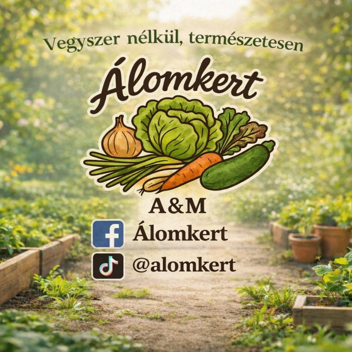 Álomkert A&M logo