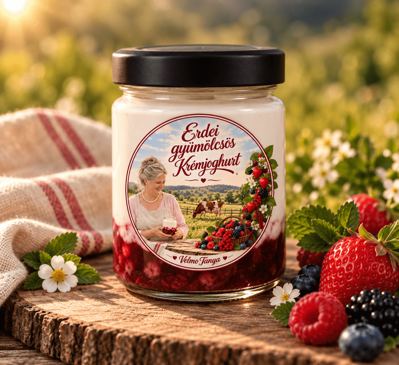 Erdei-Gyümölcsös Krémjoghurt